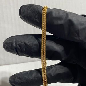 8’ Simple Gold Chain Bracelet